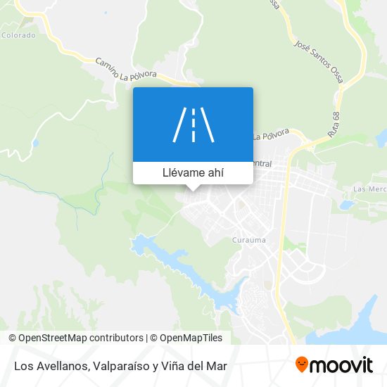 Mapa de Los Avellanos