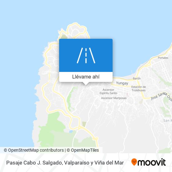 Mapa de Pasaje Cabo J. Salgado