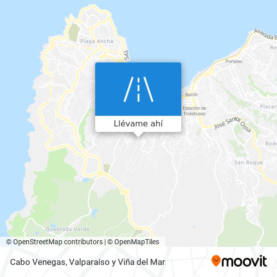 Mapa de Cabo Venegas