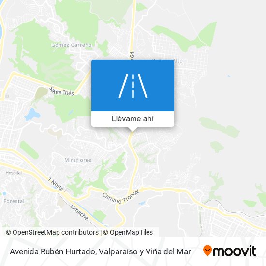 Mapa de Avenida Rubén Hurtado