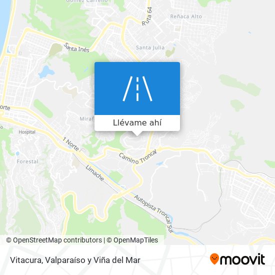 Mapa de Vitacura