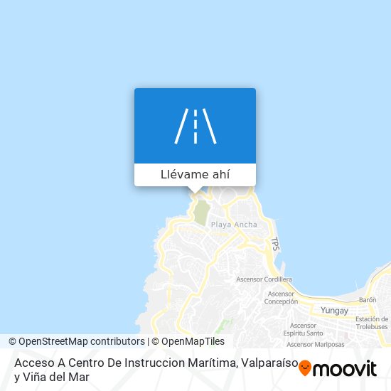 Mapa de Acceso A Centro De Instruccion Marítima