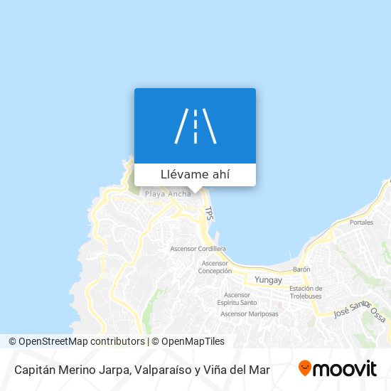 Mapa de Capitán Merino Jarpa