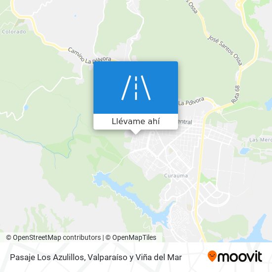 Mapa de Pasaje Los Azulillos