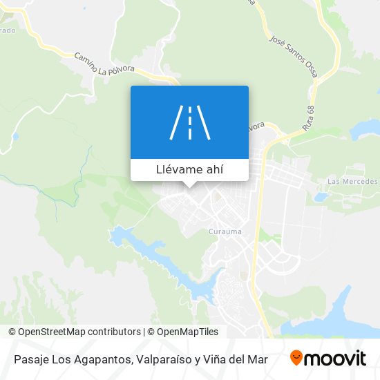 Mapa de Pasaje Los Agapantos