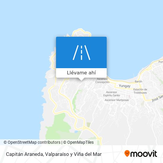 Mapa de Capitán Araneda