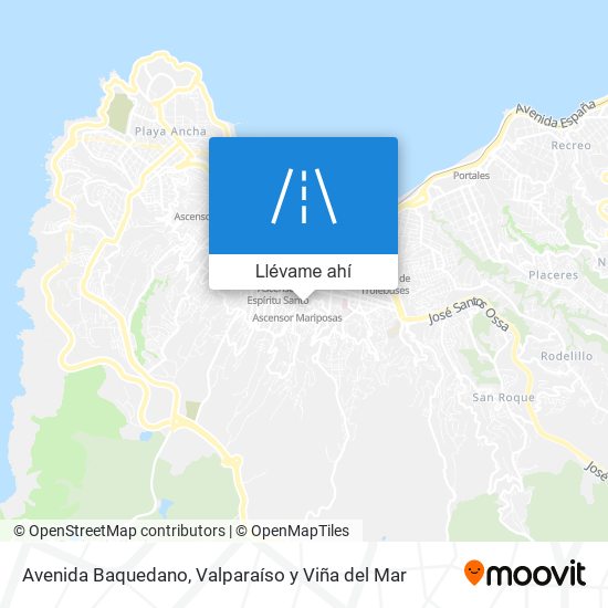 Mapa de Avenida Baquedano