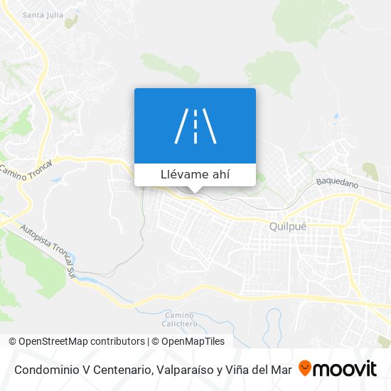 Mapa de Condominio V Centenario