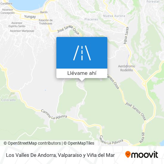 Mapa de Los Valles De Andorra