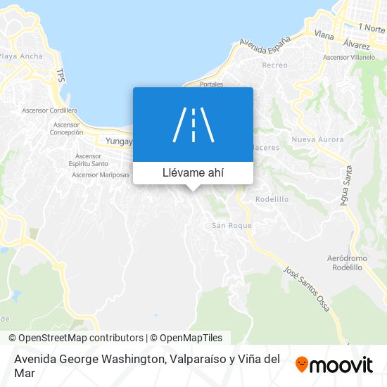 Mapa de Avenida George Washington