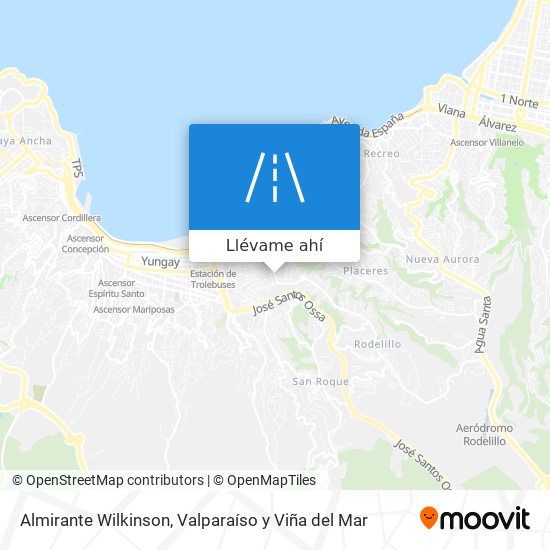 Mapa de Almirante Wilkinson