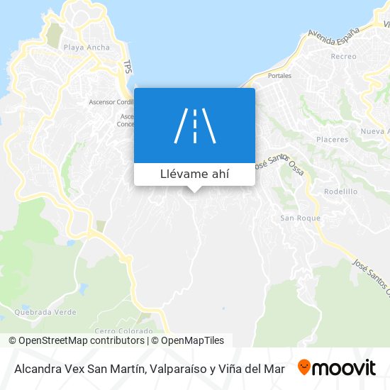 Mapa de Alcandra Vex San Martín