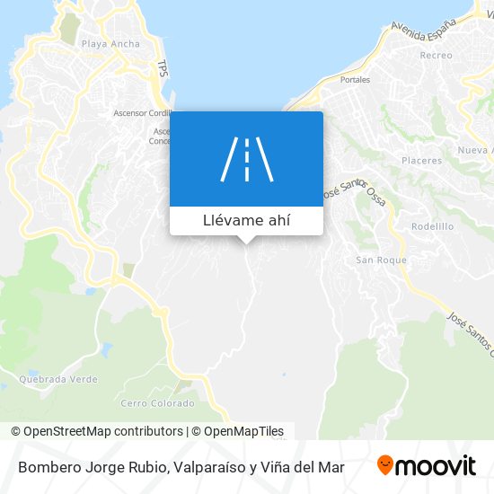 Mapa de Bombero Jorge Rubio