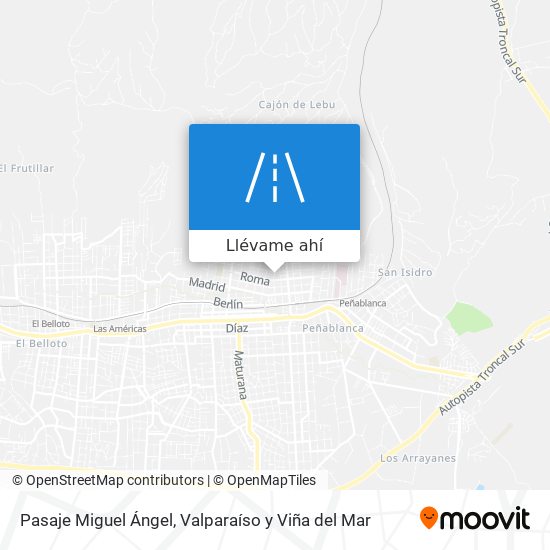 Mapa de Pasaje Miguel Ángel