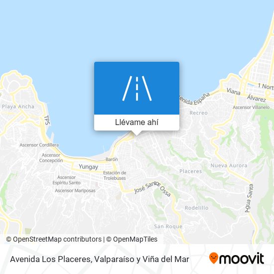 Mapa de Avenida Los Placeres