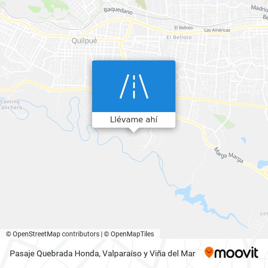 Mapa de Pasaje Quebrada Honda