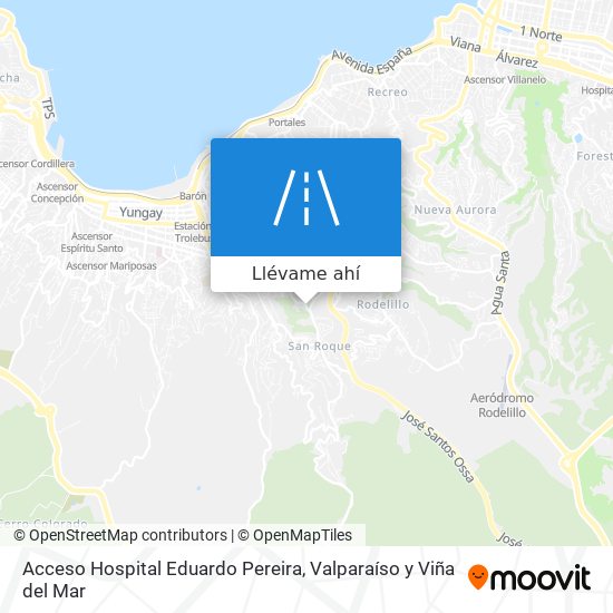 Mapa de Acceso Hospital Eduardo Pereira