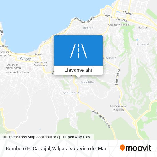 Mapa de Bombero H. Carvajal