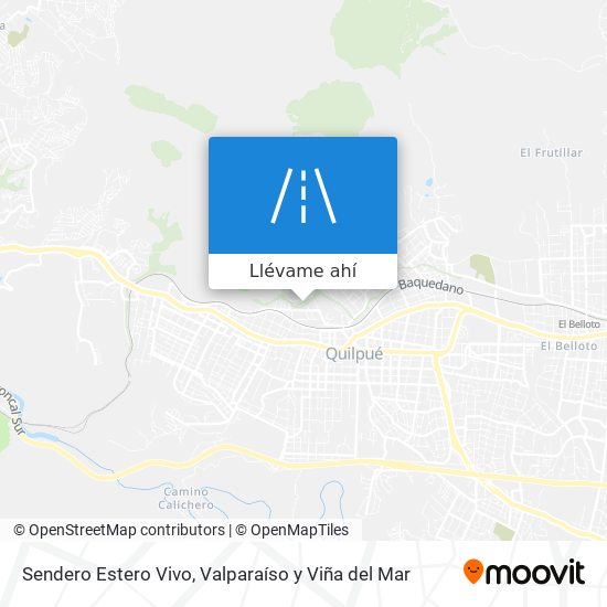 Mapa de Sendero Estero Vivo