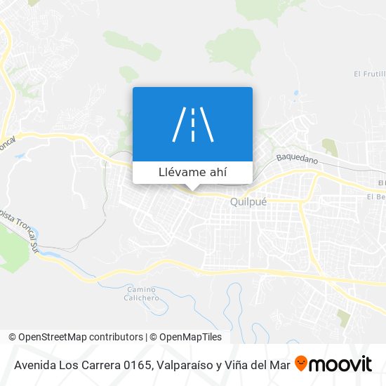 Mapa de Avenida Los Carrera 0165
