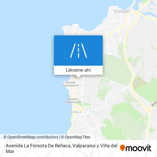 Mapa de Avenida La Foresta De Reñaca