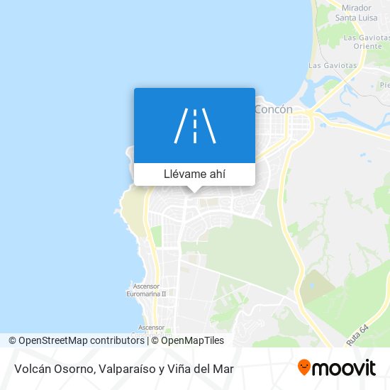 Mapa de Volcán Osorno