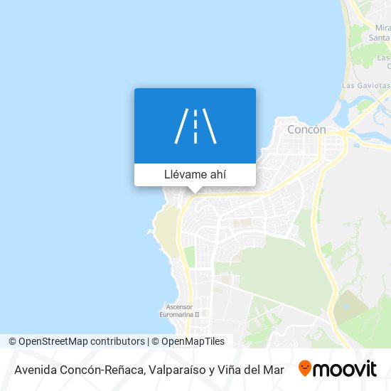 Mapa de Avenida Concón-Reñaca