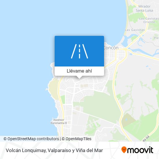 Mapa de Volcán Lonquimay