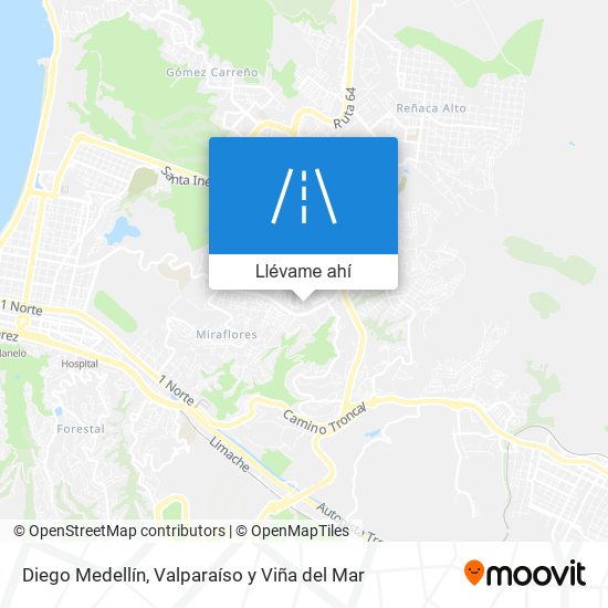 Mapa de Diego Medellín