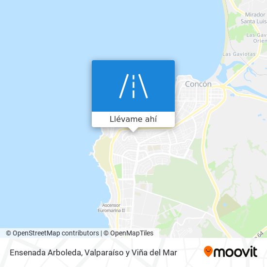 Mapa de Ensenada Arboleda