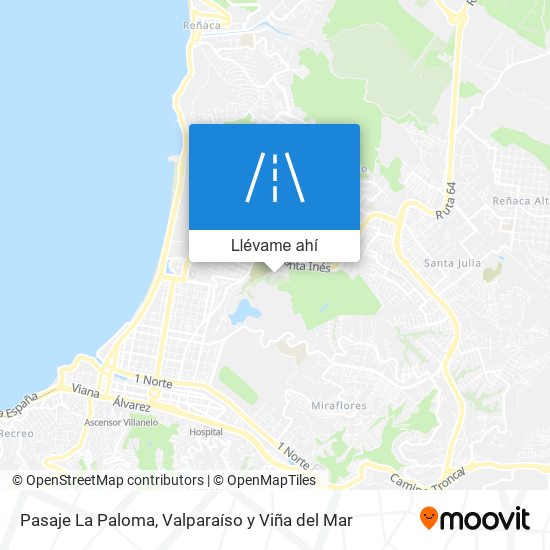 Mapa de Pasaje La Paloma