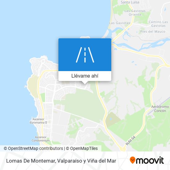 Mapa de Lomas De Montemar