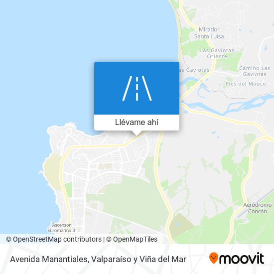 Mapa de Avenida Manantiales