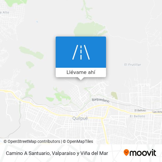 Mapa de Camino A Santuario