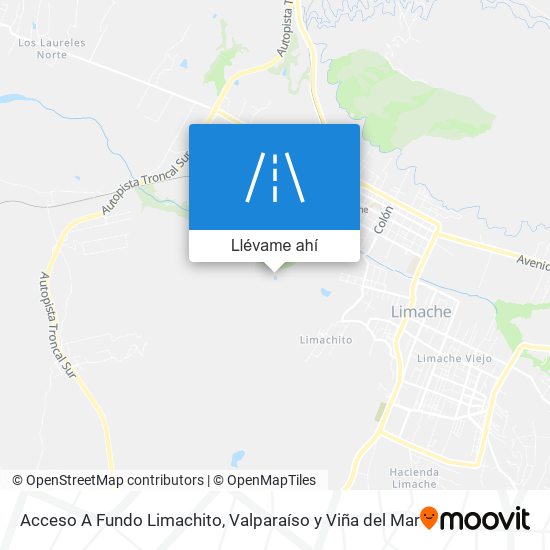 Mapa de Acceso A Fundo Limachito