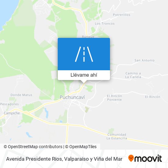 Mapa de Avenida Presidente Ríos