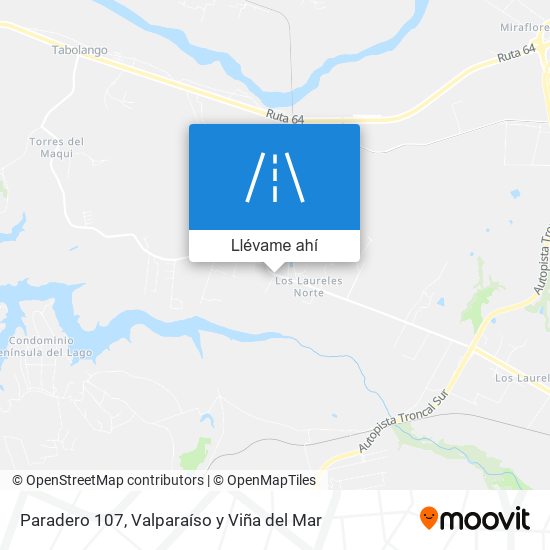 Mapa de Paradero 107