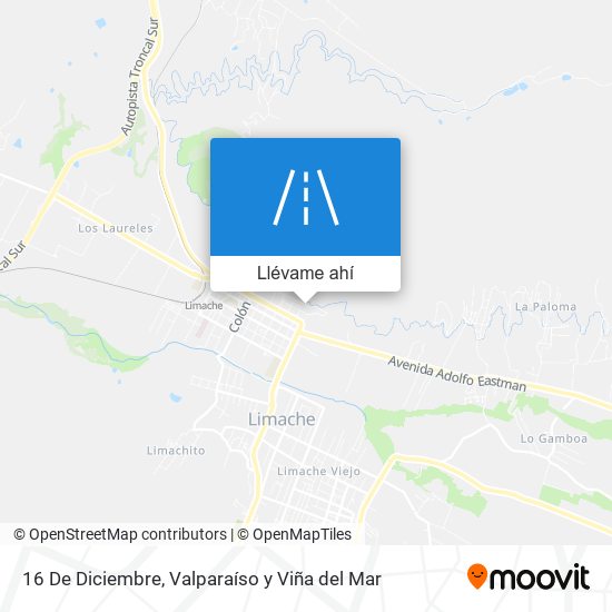 Mapa de 16 De Diciembre