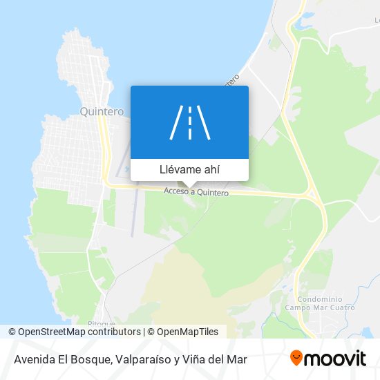 Mapa de Avenida El Bosque