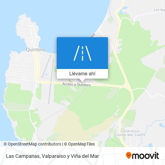 Mapa de Las Campanas