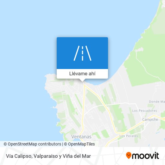 Mapa de Vía Calipso