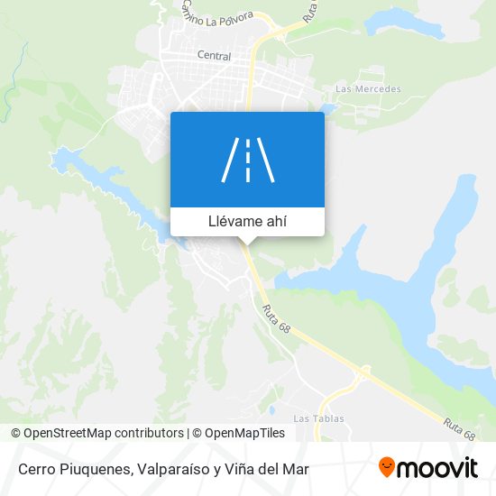 Mapa de Cerro Piuquenes