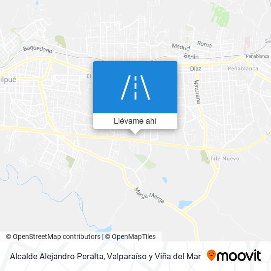 Mapa de Alcalde Alejandro Peralta
