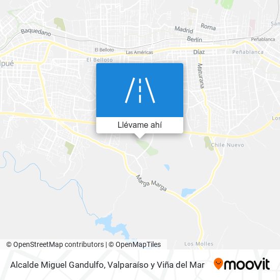 Mapa de Alcalde Miguel Gandulfo