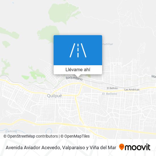 Mapa de Avenida Aviador Acevedo