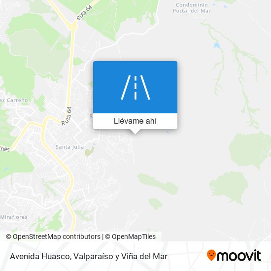 Mapa de Avenida Huasco