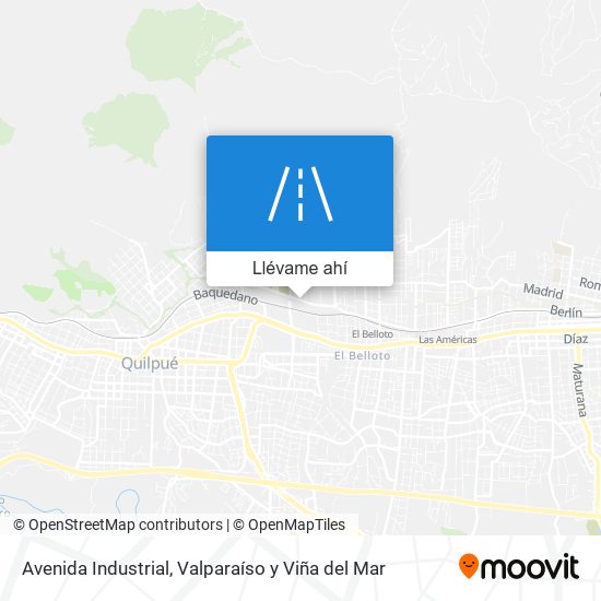 Mapa de Avenida Industrial