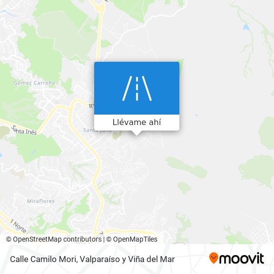 Mapa de Calle Camilo Mori