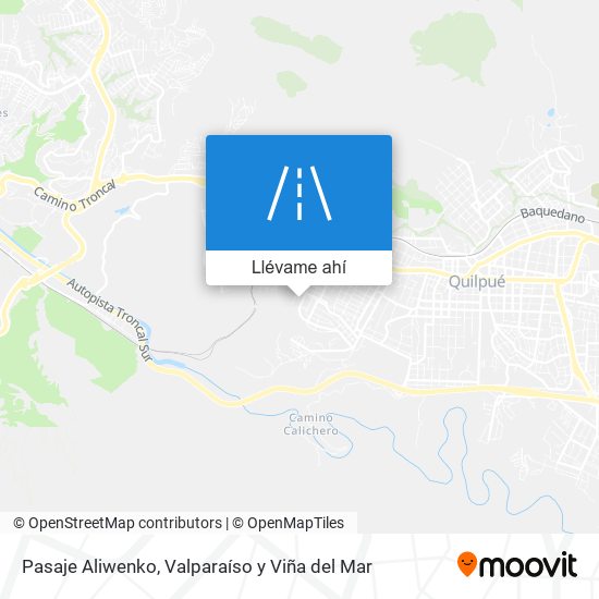 Mapa de Pasaje Aliwenko