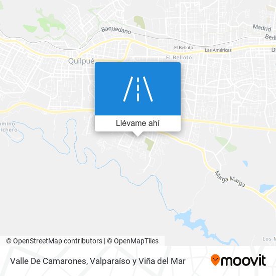 Mapa de Valle De Camarones